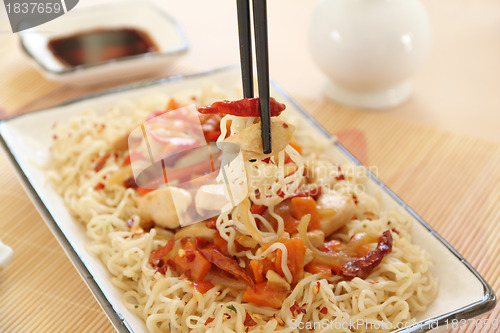 Image of Serving Chilli Chicken