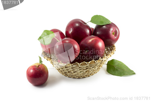 Image of apples in a basket