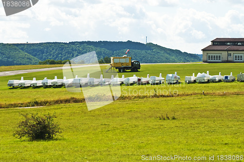 Image of airport of sailplanes