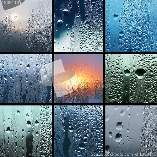 Image of Water drop collage