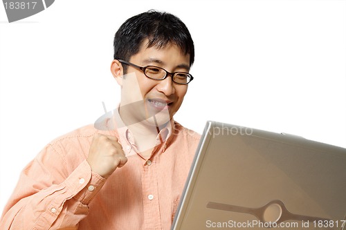 Image of Happy businessman