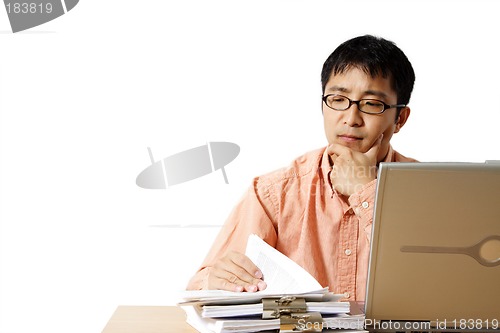 Image of Busy businessman