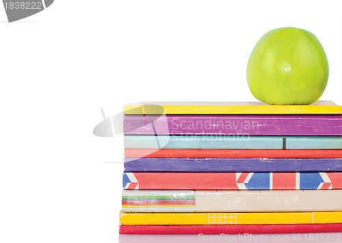 Image of Apple and books