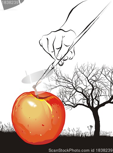 Image of Paint imaginary apple