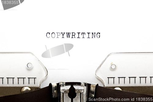 Image of Typewriter Copywriting