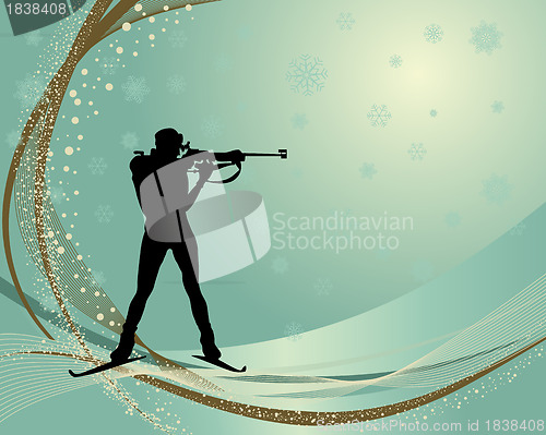 Image of biathlon athlete