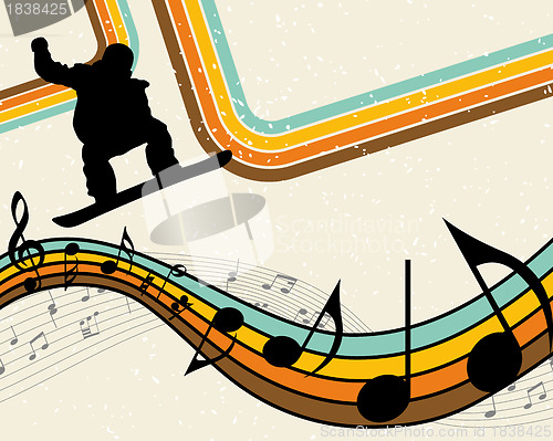 Image of Snowboard background