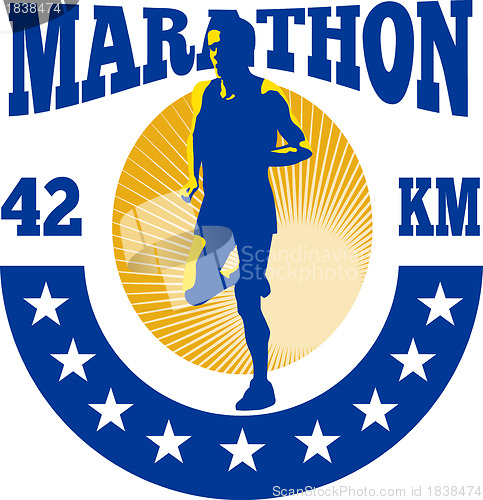 Image of Marathon Runner Athlete Running
