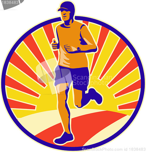 Image of Marathon Runner Athlete Running