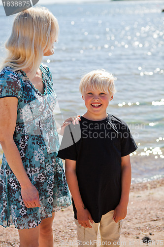 Image of Mother and son