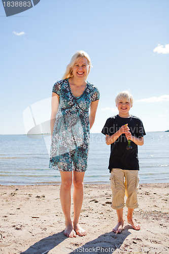 Image of Mother and son