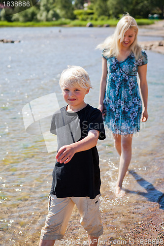 Image of Mother and son