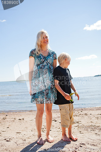 Image of Mother and son