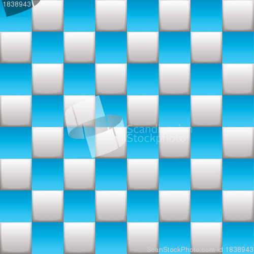 Image of Checkered board blue