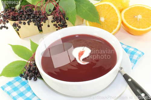 Image of Elderberry soup