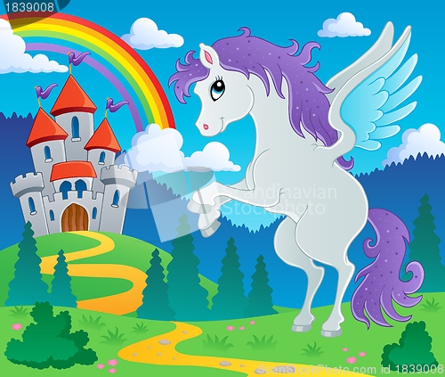 Image of Fairy tale pegasus theme image 2