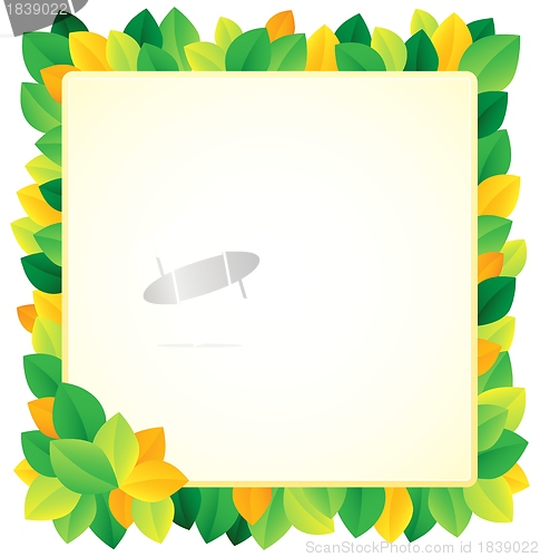 Image of Leafy theme frame 1