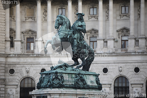 Image of Statue of Prince Eugene of Savoy in Vienna, Austria