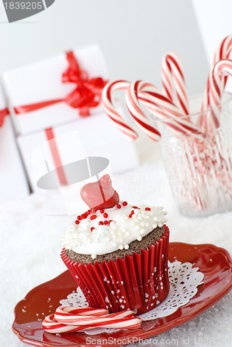 Image of Christmas cupcake