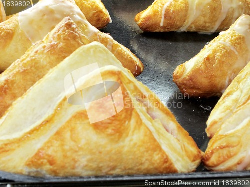 Image of Apple turnovers fresh from oven