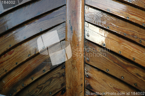 Image of wooden boat background