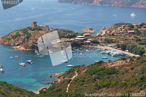 Image of Girolata harbor, Corsica