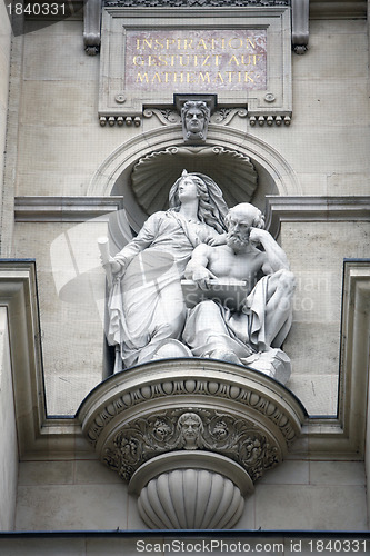 Image of Natural History Museum Vienna, figures based on mathematical inspiration