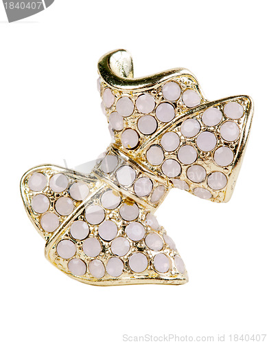 Image of Brooch in the shape of a bow