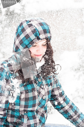 Image of Girl in the snow