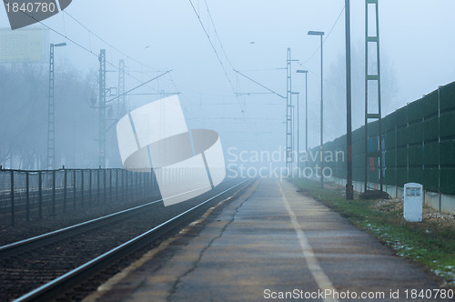 Image of Part of a railroad station