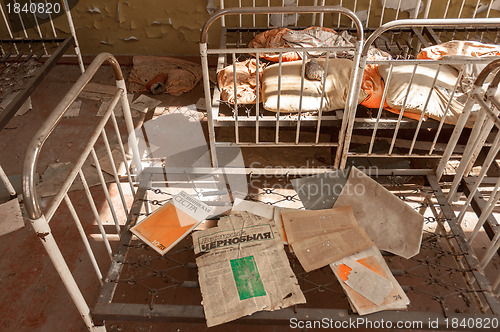 Image of Abandoned nursery at Chernobyl