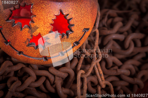 Image of Orange pumkin on chains