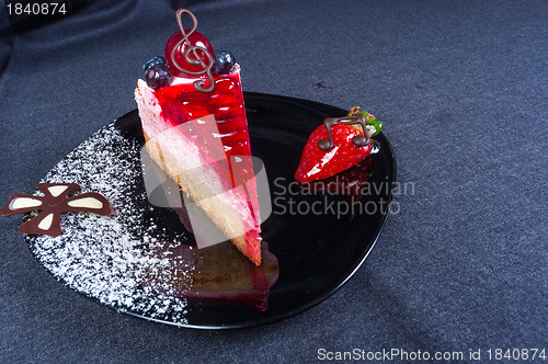 Image of Closeup of a delicious dessert