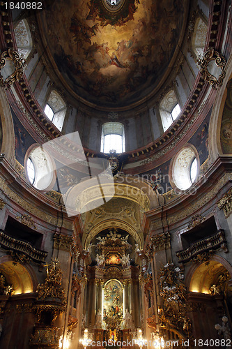 Image of Vienna, Austria - famous Peterskirche (Saint Peter's Church)