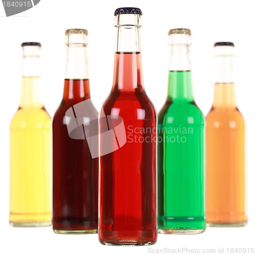 Image of Bottles with soda