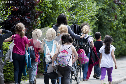 Image of Children on a Walk