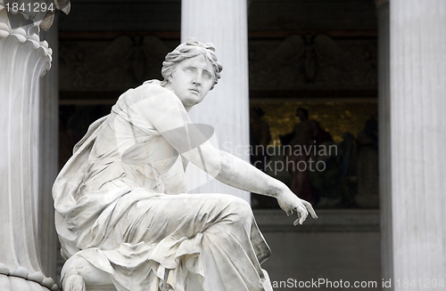 Image of Vienna - detail from Athene fountain