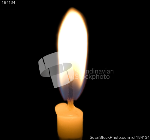 Image of Single orange candle