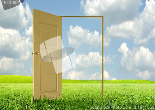 Image of Opened door