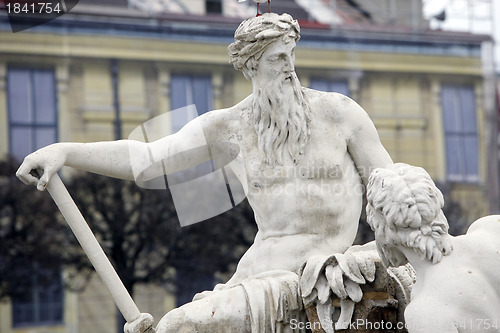 Image of Vienna - fountain in castle Schonbrunn