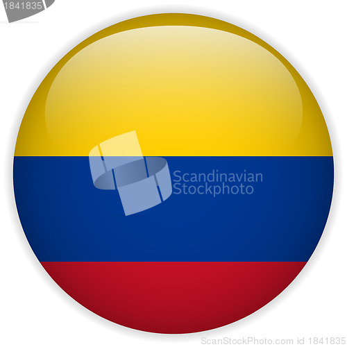 Image of Colombia Flag Glossy Button