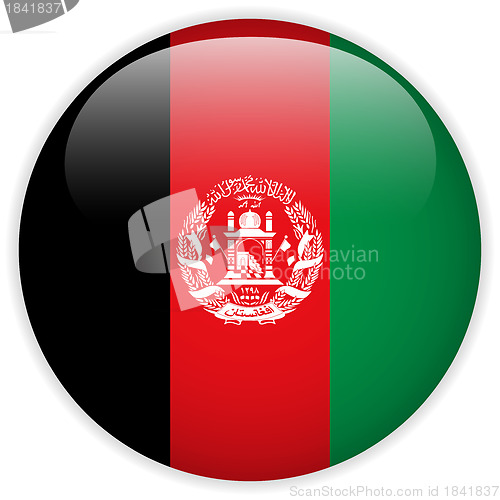 Image of Afghanistan Flag Glossy Button