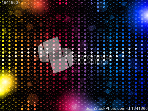 Image of Colorful Rainbow Neon Party Background