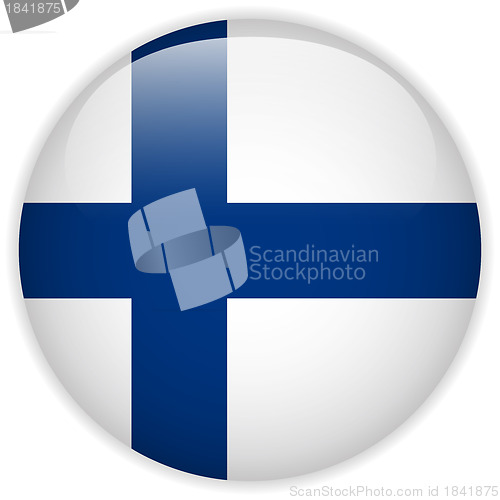 Image of Finland Flag Glossy Button