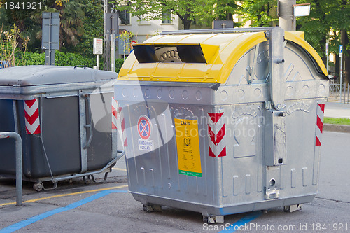 Image of garbage container