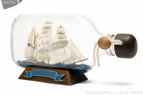 Image of Ship in a Bottle w/ Path