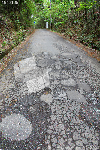 Image of Damaged road