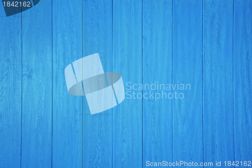 Image of Blue wooden panel background