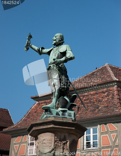 Image of Colmar romantic town in Alsace