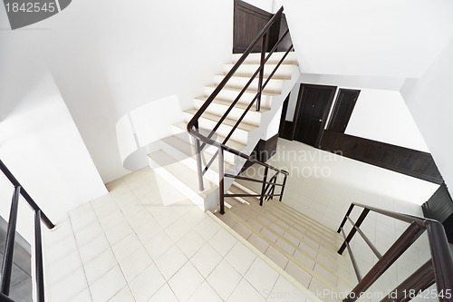 Image of Staircase in a modern hotel